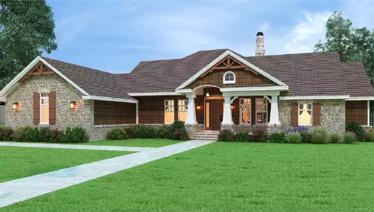 image of bungalow house plan 2015