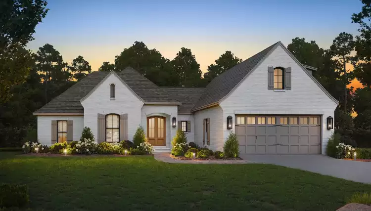 image of french country house plan 9412