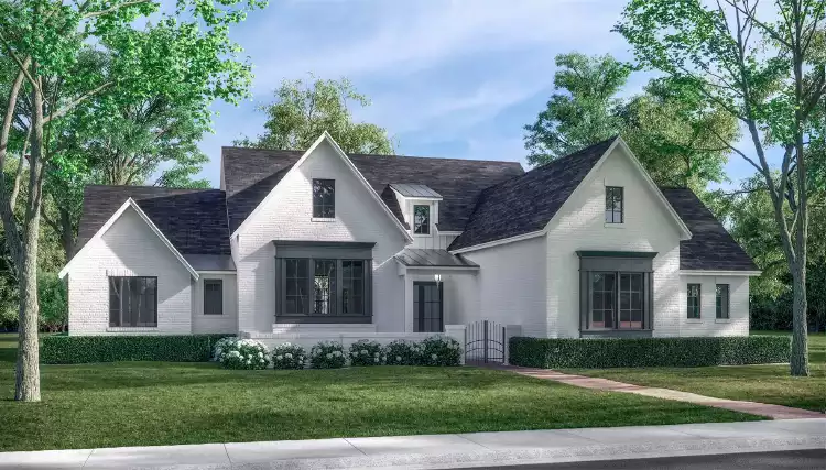 image of transitional house plan 9370
