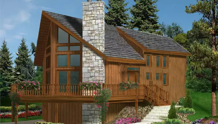 image of cabin plan 7686