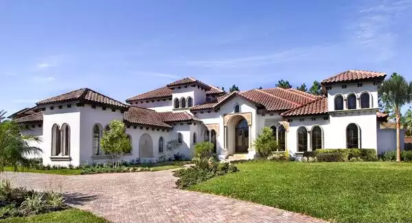 image of spanish house plan 6431