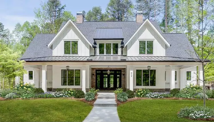 image of transitional house plan 7226