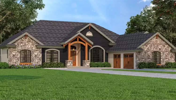 image of mediterranean house plan 7383