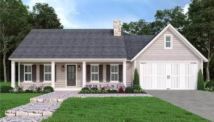 image of small house plan 7487