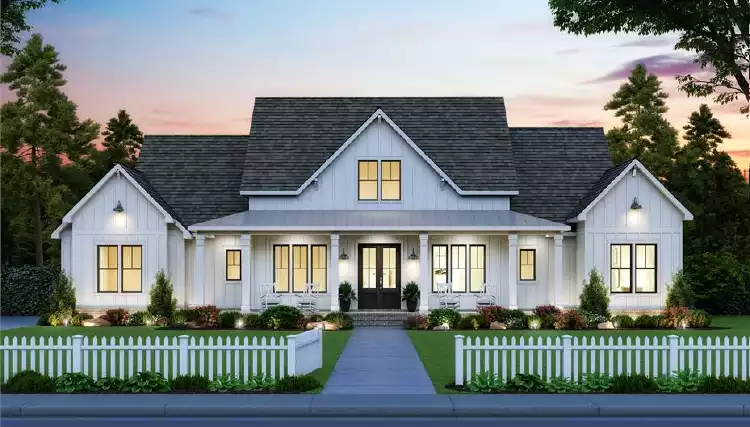 image of ranch house plan 7698