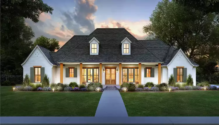 image of french country house plan 6581