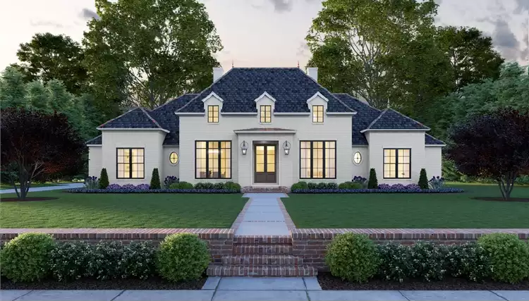 image of french country house plan 2009