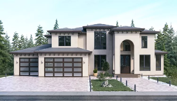 image of tuscan house plan 8762