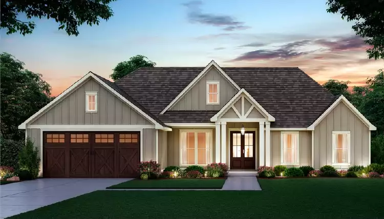 image of southern house plan 7237