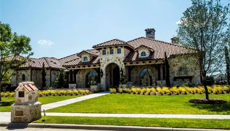image of tuscan house plan 6200