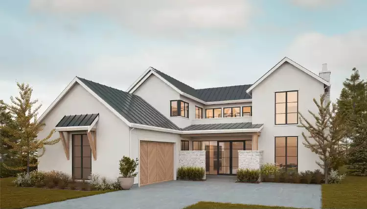 image of farmhouse plan 8064