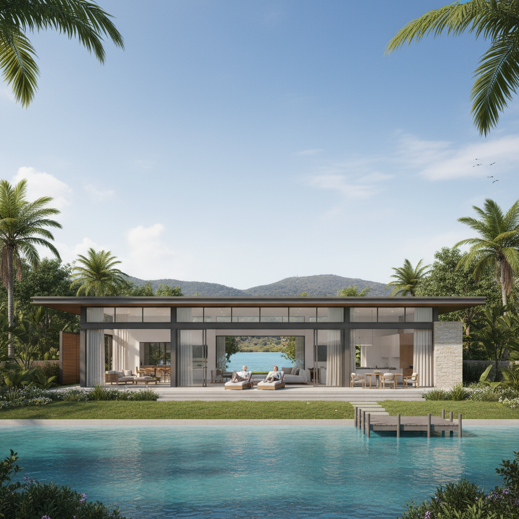7 Best Single Level Waterfront Home Plans for Retirees